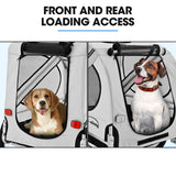 NNEMB Pet & Cargo Bike Trailer, Bicycle Pet & Cargo Trailer, Jogger, Cargo Carrier, Grey