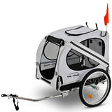 NNEMB Pet & Cargo Bike Trailer, Bicycle Pet & Cargo Trailer, Jogger, Cargo Carrier, Grey