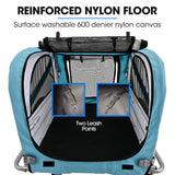 NNEMB Pet & Cargo Jogger Bike Trailer, Pull Behind Bicycle Trailer Carrier Stroller, Blue