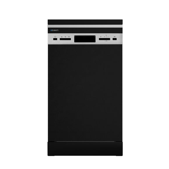 NNEDSZ 10 Place Settings Freestanding Dishwasher Black