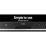 NNEDSZ Devanti 6 Place Settings Benchtop Dishwasher Black