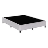 NNEDSZ Artiss Bed Frame Queen Size Metal Grey MASON