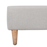 NNEDSZ Artiss Bed Frame Double Size Beige ZORA