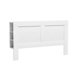 NNEDSZ Bed Head Headboard King with Shelves - CABI White
