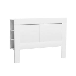 NNEDSZ Bed Head Headboard Queen with Shelves - CABI White