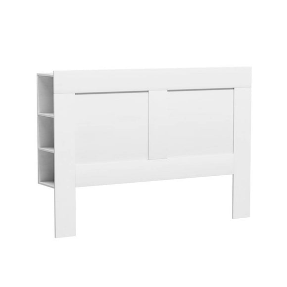 NNEDSZ Bed Head Headboard Queen with Shelves - CABI White
