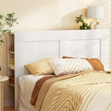 NNEDSZ Bed Head Headboard Queen with Shelves - CABI White