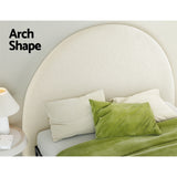 NNEDSZ Bed Head Headboard Double Boucle - GREI White