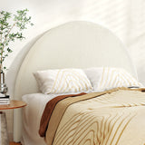 NNEDSZ Bed Head Headboard Double Boucle - GREI White