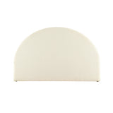 NNEDSZ Bed Head Headboard King Boucle - GREI White