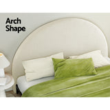 NNEDSZ Bed Head Headboard King Boucle - GREI White