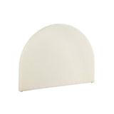 NNEDSZ Artiss Bed Head Headboard Bed Frame Queen Boucle - GREI White