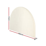 NNEDSZ Artiss Bed Head Headboard Bed Frame Queen Boucle - GREI White