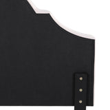 NNEDSZ Bed Frame Bed Head Headboard King Velvet IRIS Beige
