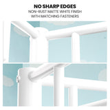 NNEMB SLUMBER 2in1 King Single Metal Bunk Bed Frame, with Modular Design, Matte White