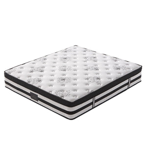 NNEMB SLUMBER Luxury 34cm Queen Mattress, Medium-Firm, Euro Top, 5-Zone Pocket Spring