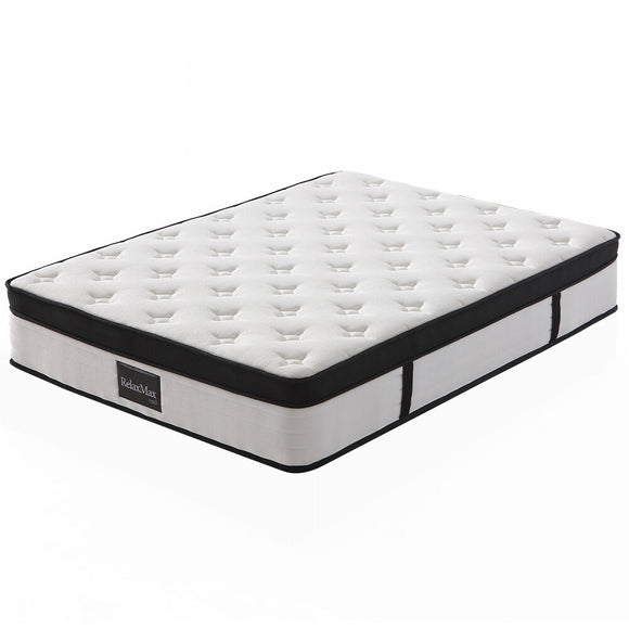 NNEMB SLUMBER RelaxMax 31cm Double Mattress, Euro Top, 5-Zone, Pocket Spring, Knitted Fabric