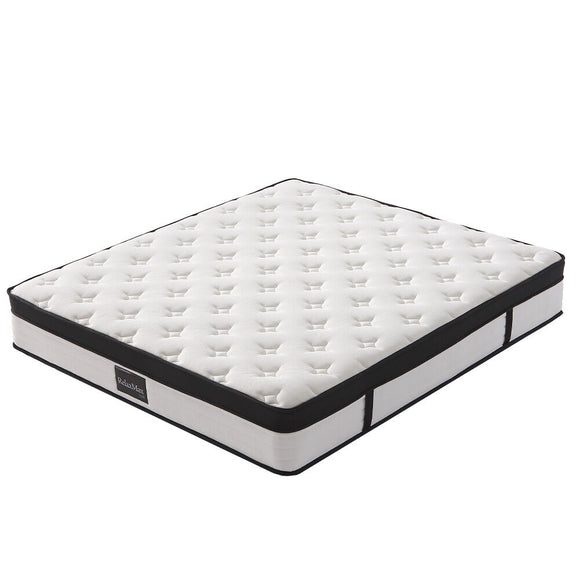 NNEMB SLUMBER RelaxMax 31cm Queen Mattress, Euro Top, 5-Zone, Pocket Spring, Knitted Fabric