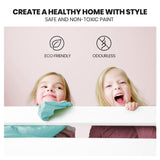 NNEMB Single Bunk Bed Frame, Solid Pine 2-in-1 Modular Design, White