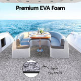 NNEDSZ Seamanship EVA Foam Boat Flooring Marine Mat Decking Sheet 240x90x0.6cm Camo