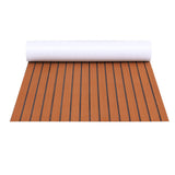 NNEDSZ Foam Boat Flooring Mat Decking Sheet 240x90x0.6cm Dark Brown