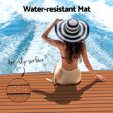 NNEDSZ Foam Boat Flooring Mat Decking Sheet 240x90x0.6cm Dark Brown