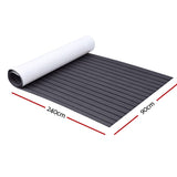 NNEDSZ Foam Boat Flooring Mat Decking Sheet 240x90x0.6cm Dark Grey Decor