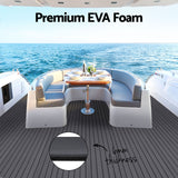 NNEDSZ Foam Boat Flooring Mat Decking Sheet 240x90x0.6cm Dark Grey Decor