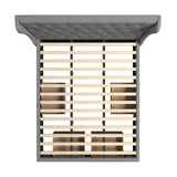 NNEED Bed Frame King Size with 4 Storage Drawers