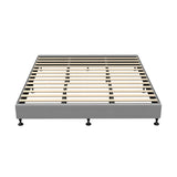 NNEED Bed Frame King Size Fabric Grey