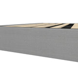 NNEED Bed Frame King Size Fabric Grey