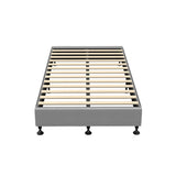 NNEED Bed Frame King Single Fabric Grey