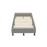 NNEED Bed Frame Single Size Fabric Grey