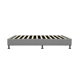 NNEED Bed Frame Single Size Fabric Grey