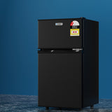 NNEDSZ 80L Bar Fridge Mini Freezer Refrigerator Black