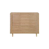 NNEED Wooden Bed Frame King Single Rattan Headboard