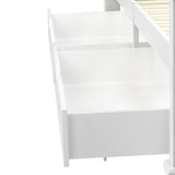 NNEED 2x Storage Drawers Timber Trundle White