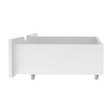 NNEED 2x Storage Drawers Timber Trundle White