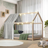 NNEED Wooden Bed Frame Single Pine Timber Platform