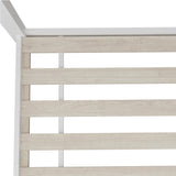NNEED Wooden Bed Frame Single House Style White