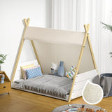 NNEED Kids Bed Frame Single Size Bed Wooden