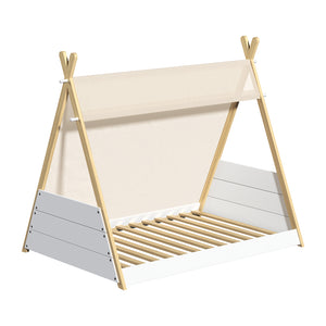 NNEED Kids Bed Frame Single Size Bed Wooden