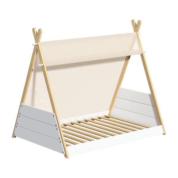 NNEED Kids Bed Frame Single Size Bed Wooden