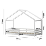 NNEED Kids Bed Frame Single Wooden Bedframe
