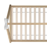 NNEED Kids Bed Frame With Single Mattress Set Teepee House Style