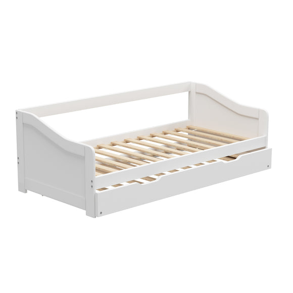 NNEED Trundle Bed Frame Daybed Single Size Wooden