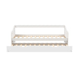 NNEED Trundle Bed Frame Daybed Single Size Wooden