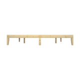 NNEED Bed Frame King Size Pine Wood Bed Base