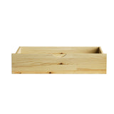 NNEED 2x Trundle Drawers for Bed Frame with Wheels Wooden