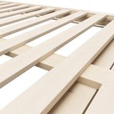 NNEED Bed Frame King Size Wooden Bed Base Timber Platform